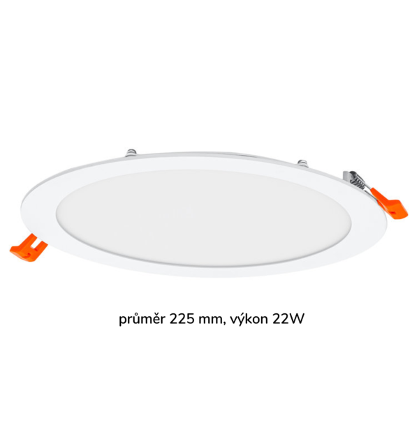 Podhledové svítidlo SUN@Home o průměru 225mm