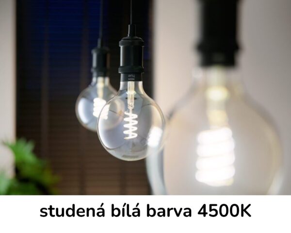 LED žárovky Philips Hue svítící studenou bílou barvou
