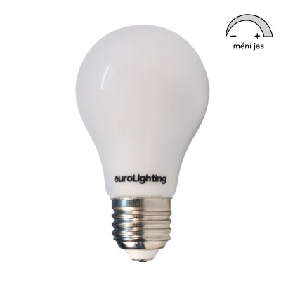 Plnospektrální LED žárovka euroLighting E27 8W 2700K