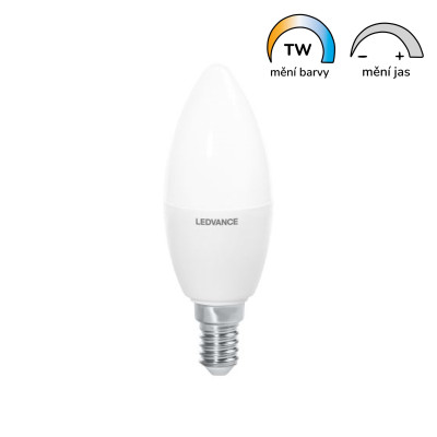 Chytrá LED žárovka SUN@Home E14 4,9W 2200-5000K