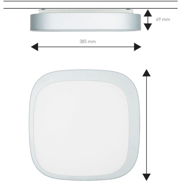 Rozměry plnospektrálního LED svítidla Arclite