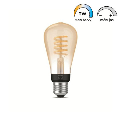 LED žárovka Philips Hue E27 7W 2200-4500K