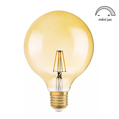 LED žárovka Vintage E27 6,5W 2400K