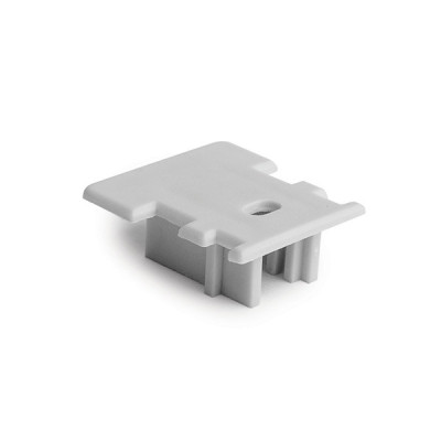 Záslepka HR-LINE s otvorem šedá