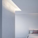nepřímé osvětlení ve stropním podhledu v ložnici