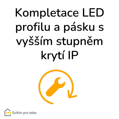 Kompletace LED profilu a pásku - výroba osvětlení