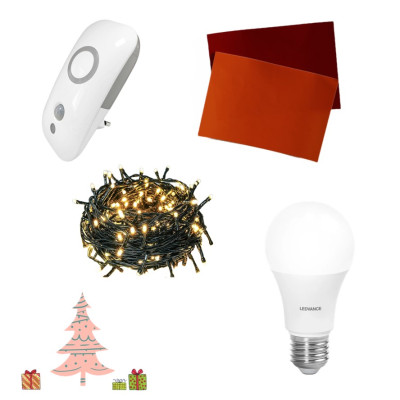 Chytrá vánoční sada zdravého osvětlení