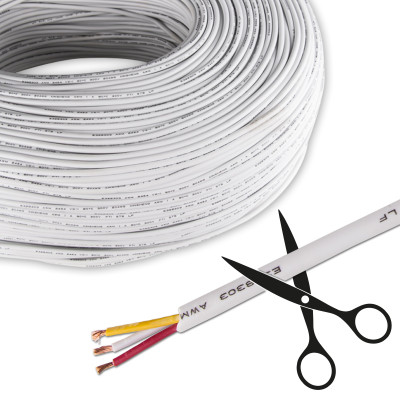 Třížilový kabel 3x0,5mm2 | venkovní použití