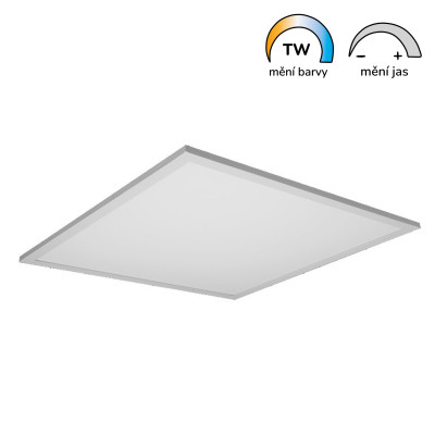 Chytrý stropní LED panel SUN@Home 60×60 cm
