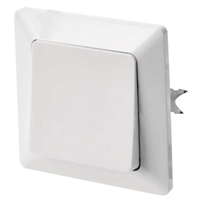 Ovladač tlačítkový zapínací 1/0, bílá barva