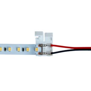 Zapojení konektoru (LED pásek->kabeláž) 10mm | 1ks dodán s každým páskem