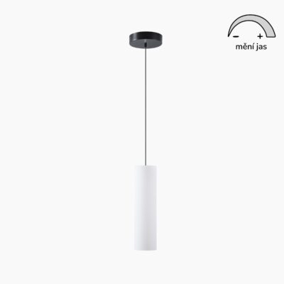 Plnospektrální LED svítidlo KIMBA S2 skleněné 120 mm 41W černé