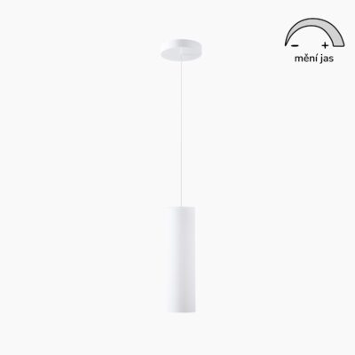 Plnospektrální LED svítidlo KIMBA S3 skleněné 150 mm 64W bílé