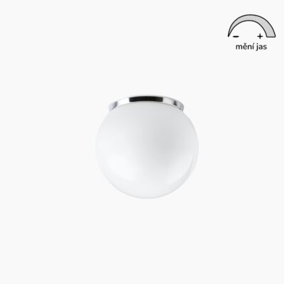 Plnospektrální LED svítidlo SANGRIA 1 platové 200 mm 8W chrom