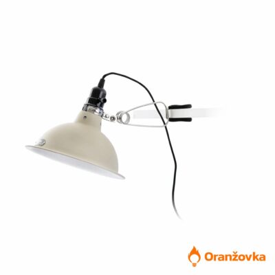 Pracovní lampa s klipem ORANŽOVKA6 bílá