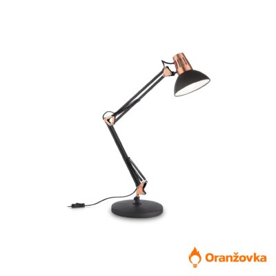 Stolní lampa ORANŽOVKA2 černoměděná