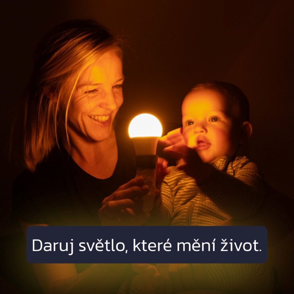 Dárkový box ORANŽOVKA - Daruj světlo, které mění život