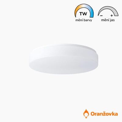 Přisazené svítidlo ORANŽOVKA skleněné 300 mm | se žárovkami